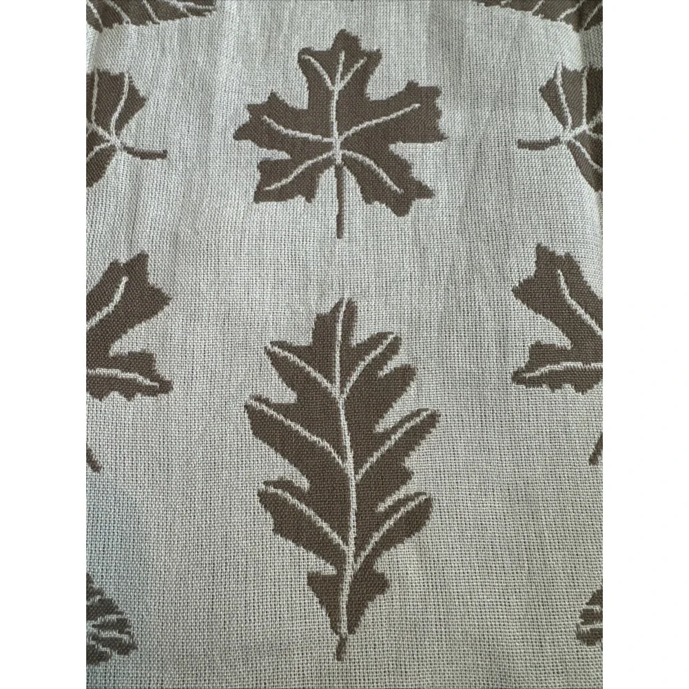 Anthropologie Danika Kitchen Towel Dish Tea Scandi Modern Oak‎ Leaf Geometric